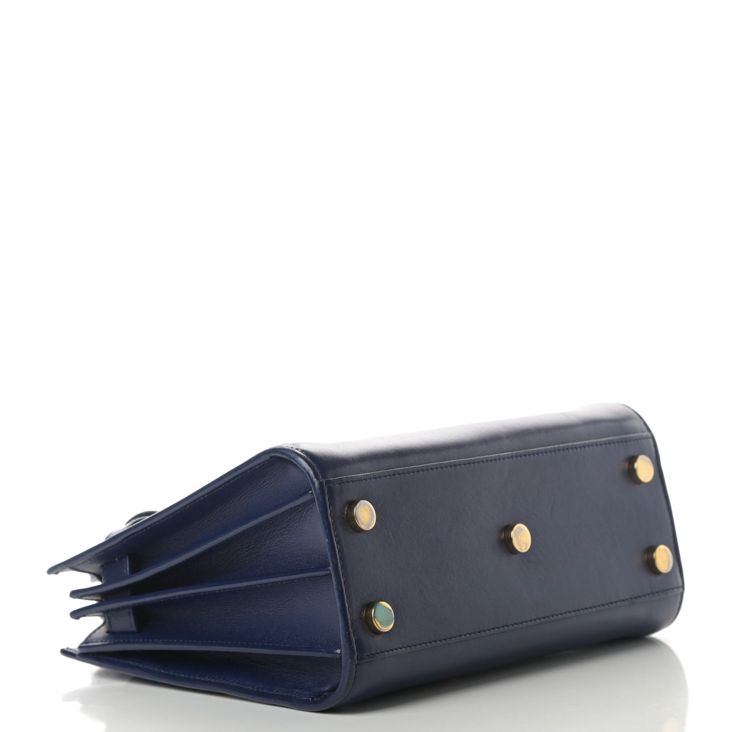 Calfskin Nano Sac De Jour Dark Blue