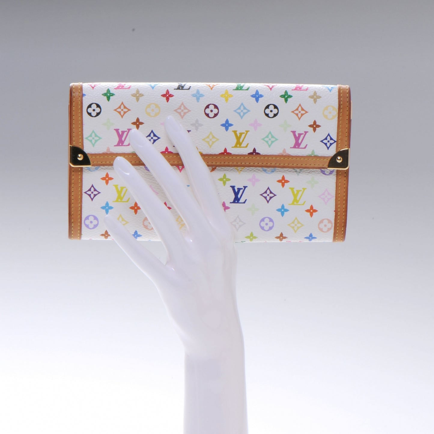 Monogram Multicolor Porte Tresor International Wallet White