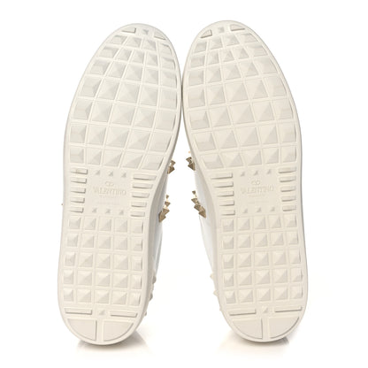 Valentino Garavani Calfskin Rockstud Untitled Open Sneakers 39 White 5 of 11