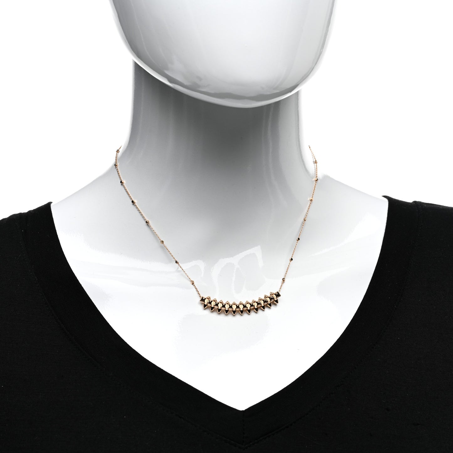 18K Pink Gold Medium Clash de Cartier Necklace