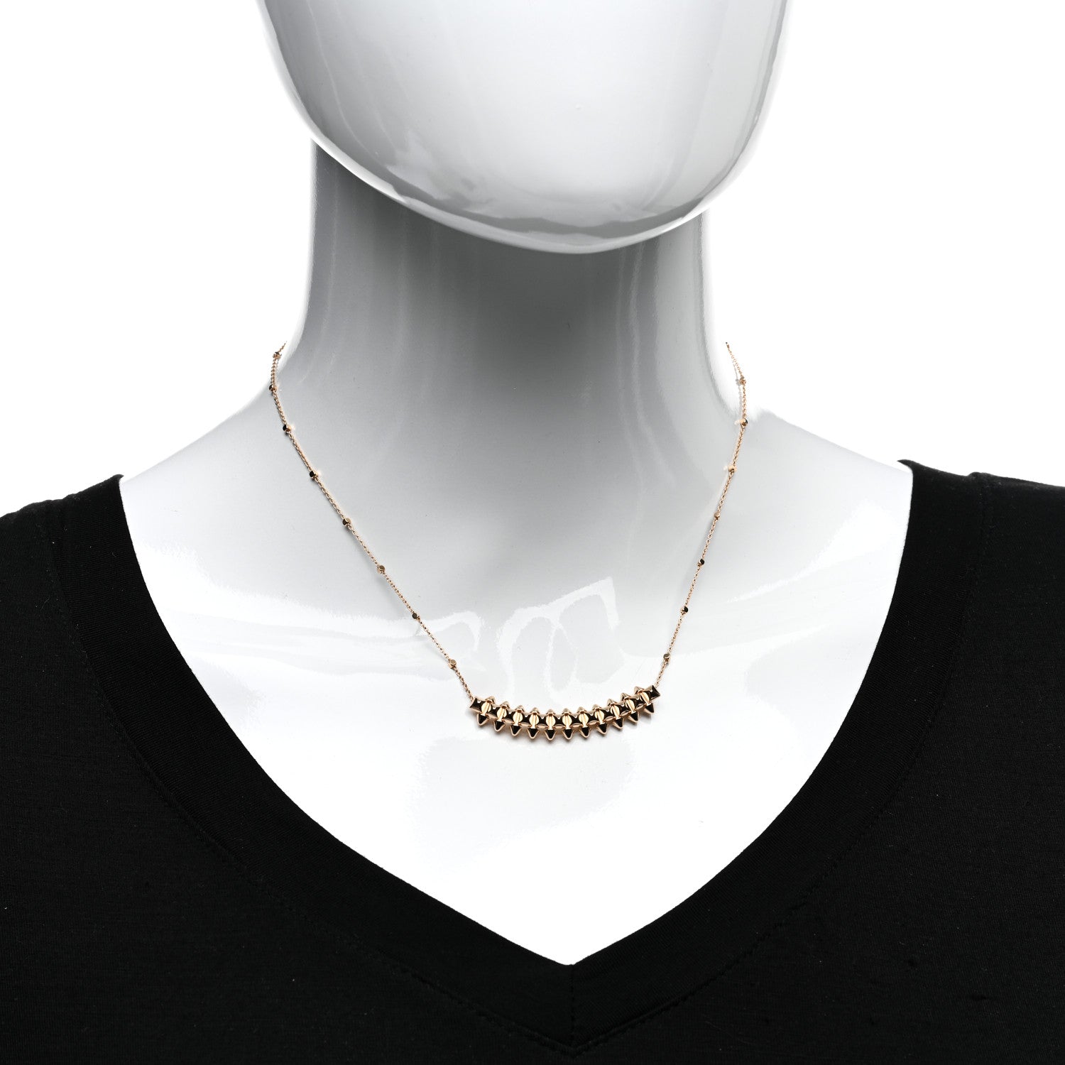 Cartier 18K Pink Gold Medium Clash de Cartier Necklace 2 of 5