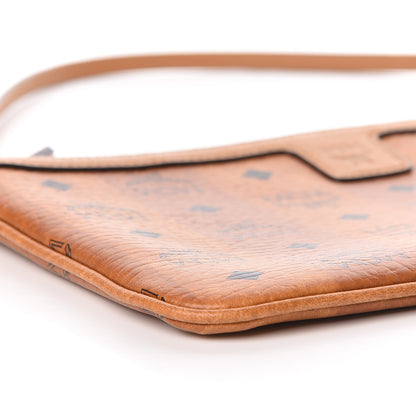 MCM Striped Visetos Pouch Cognac 7 of 8