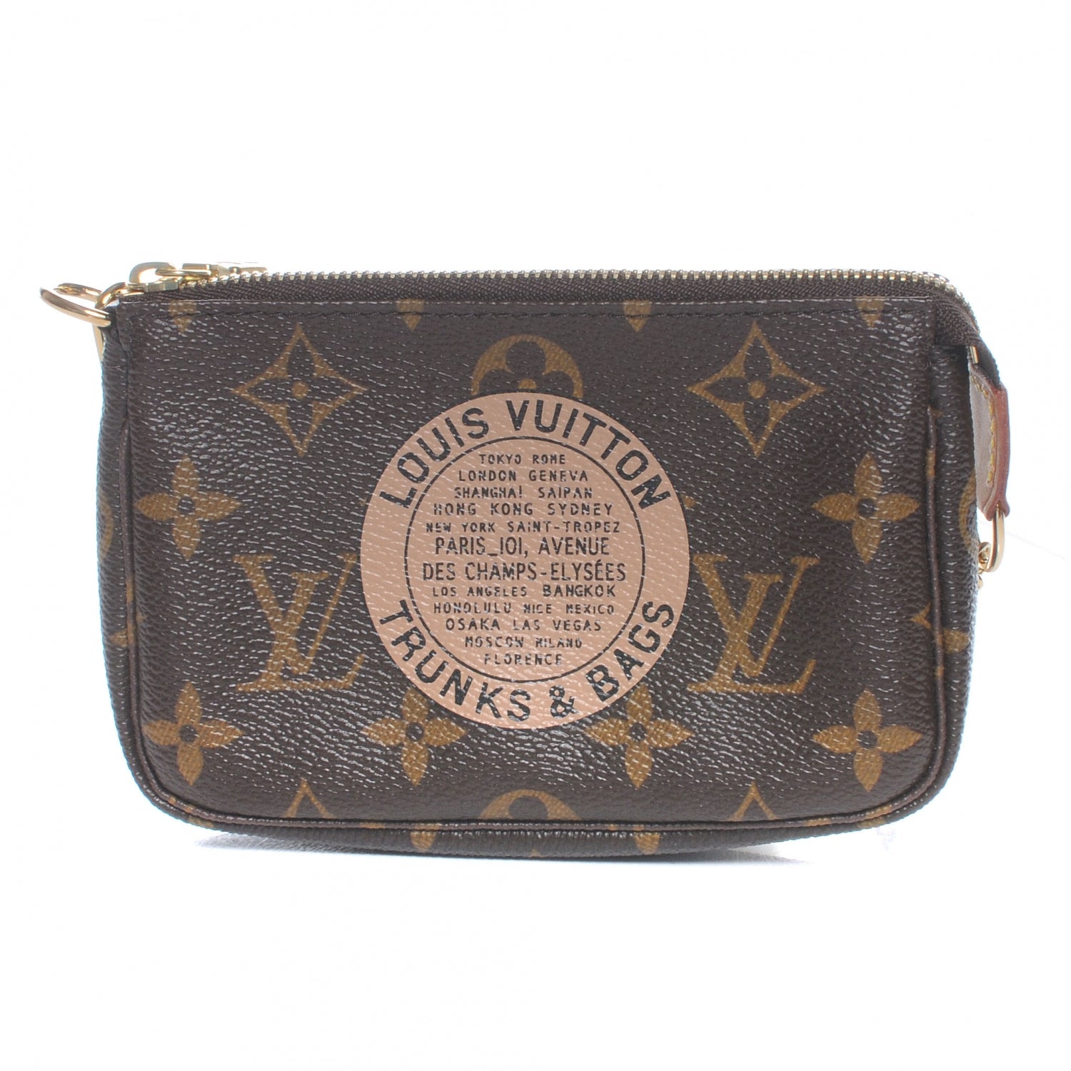 Louis Vuitton Monogram Complice Trunks and Bags Mini Pochette Accessories Beige 1 of 7