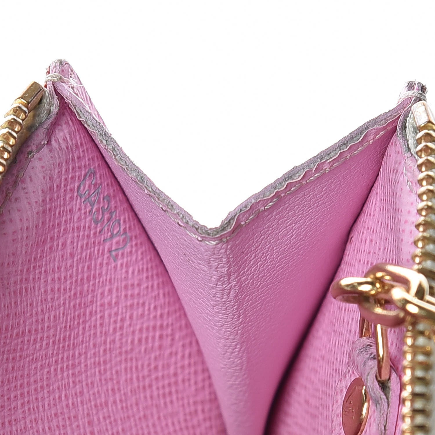 Louis Vuitton Monogram Multicolor Key Pouch White Litchi 10 of 11
