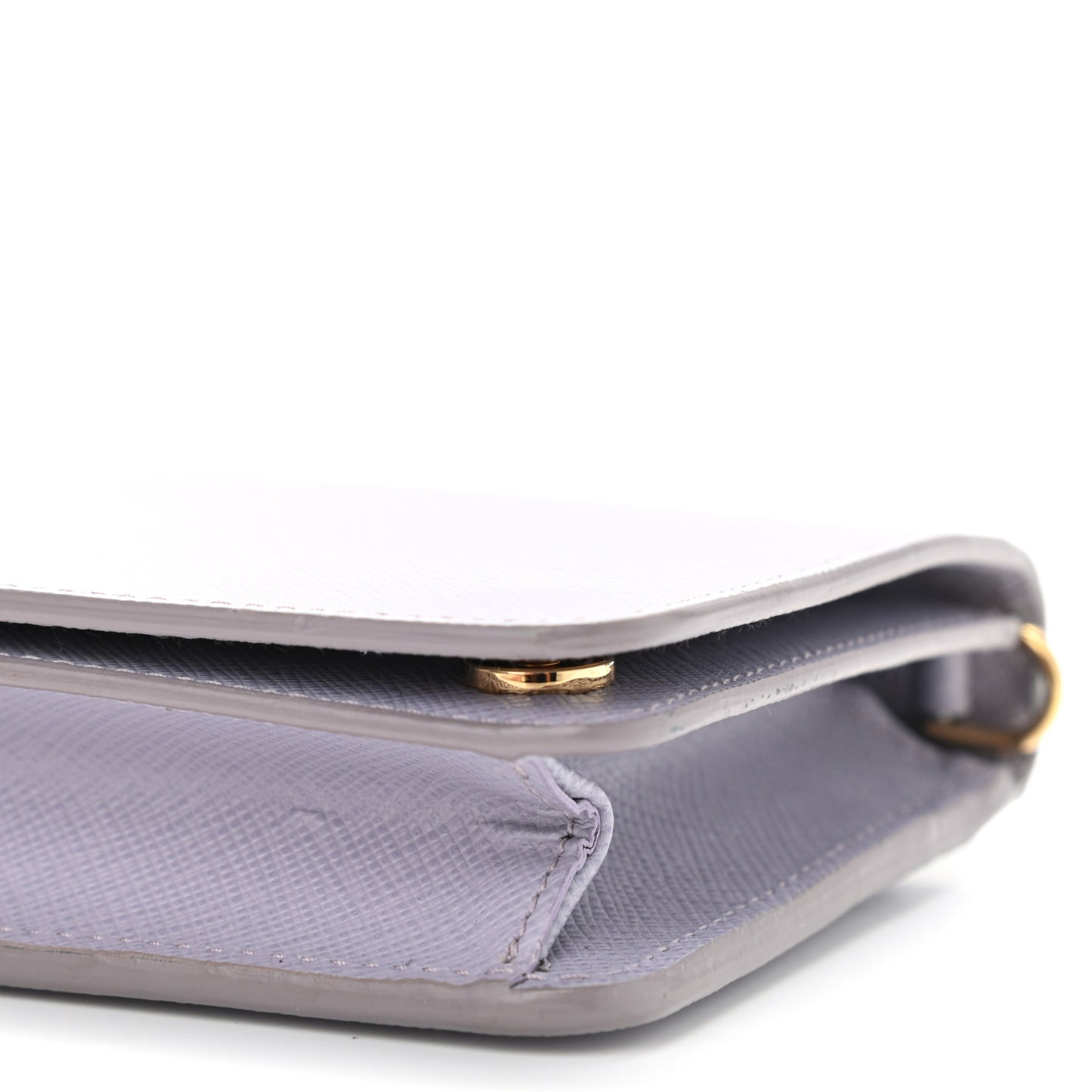 Saffiano Metal Mini Crossbody Bag Glicine