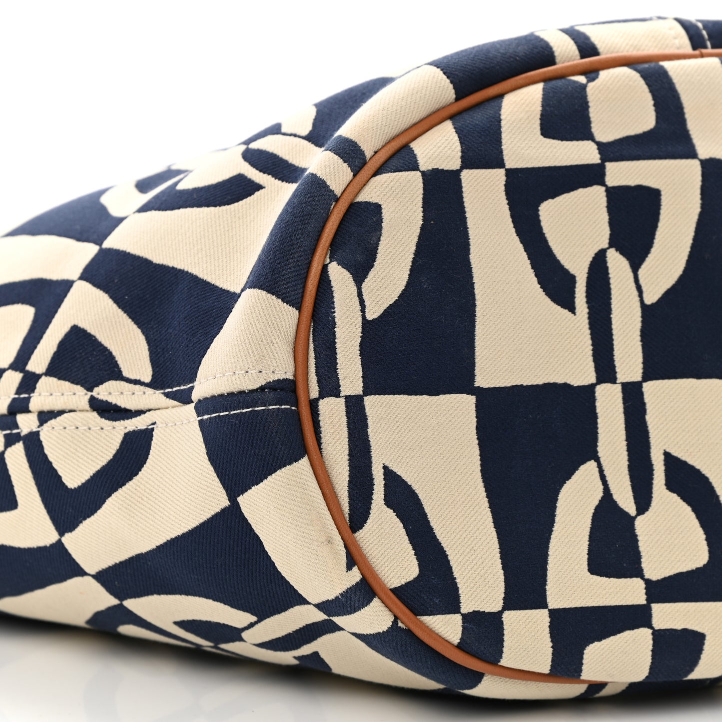 Canvas Chain De Ancre Beach Tote Navy