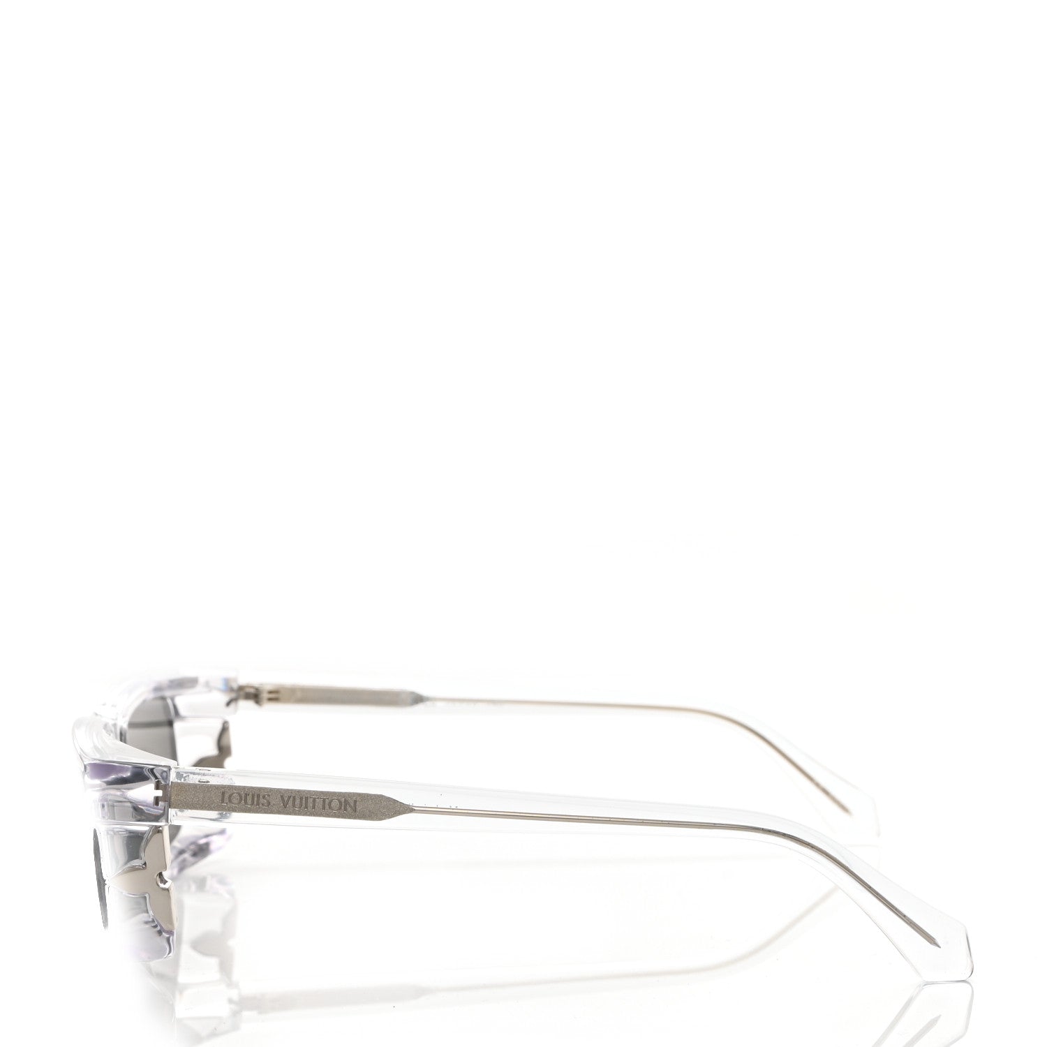 Louis Vuitton Acetate LV Venice Square Sunglasses Z2186U Crystal 5 of 8