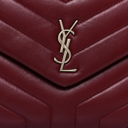 Saint Laurent Calfskin Y Quilted Monogram Loulou Flap Bag Palissandre 7 of 13