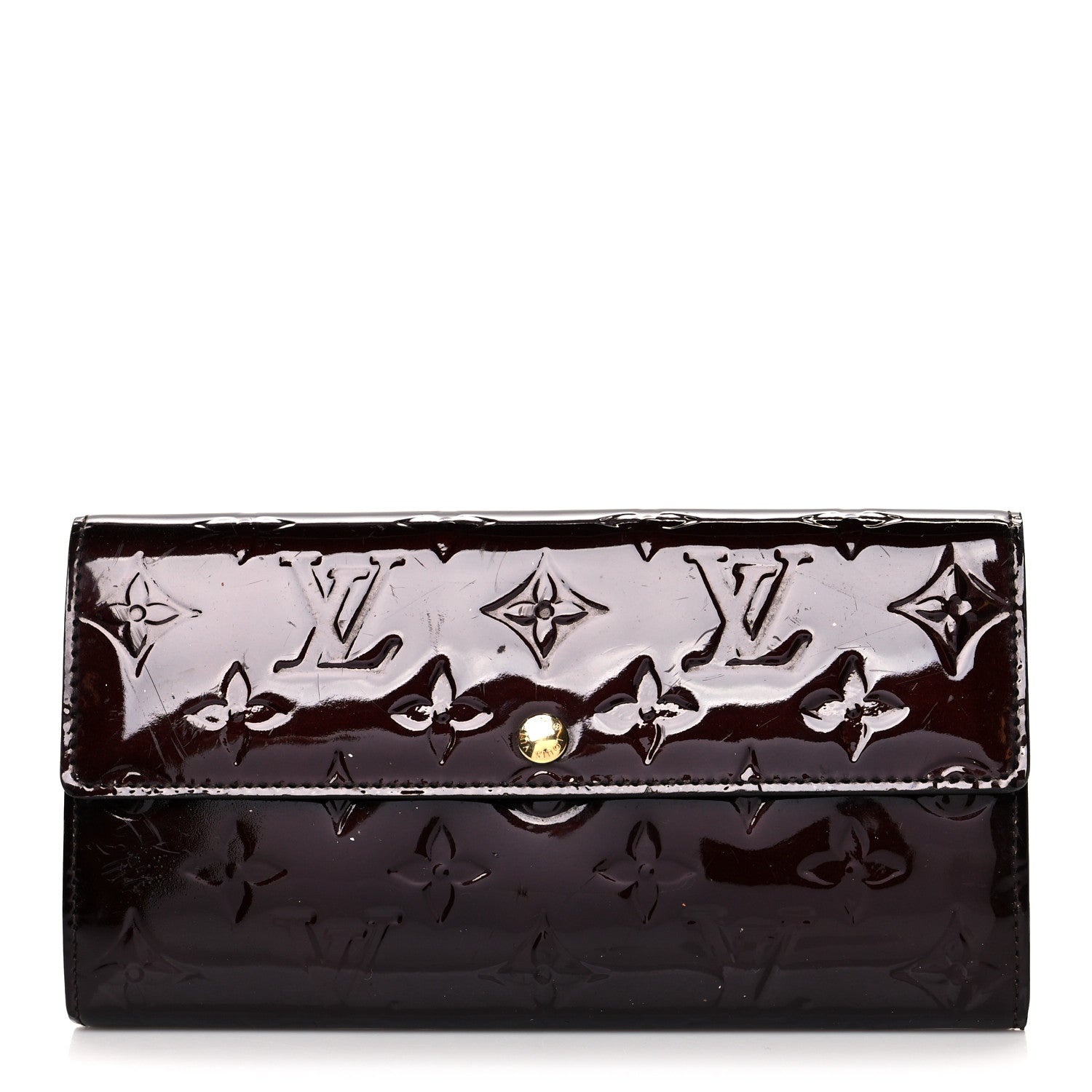 Louis Vuitton Vernis Sarah Wallet Amarante 1 of 12