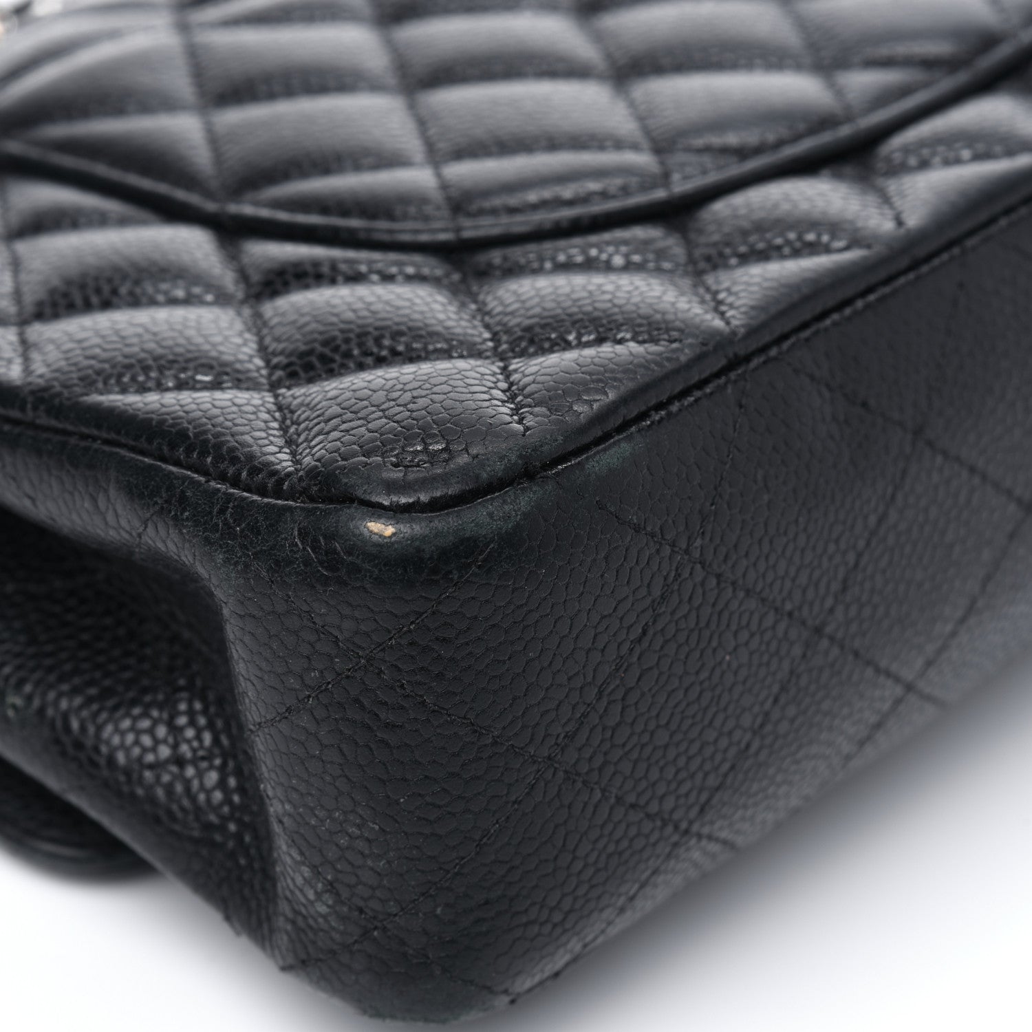 Chanel Caviar Quilted Medium Double Flap Black 14 of 39