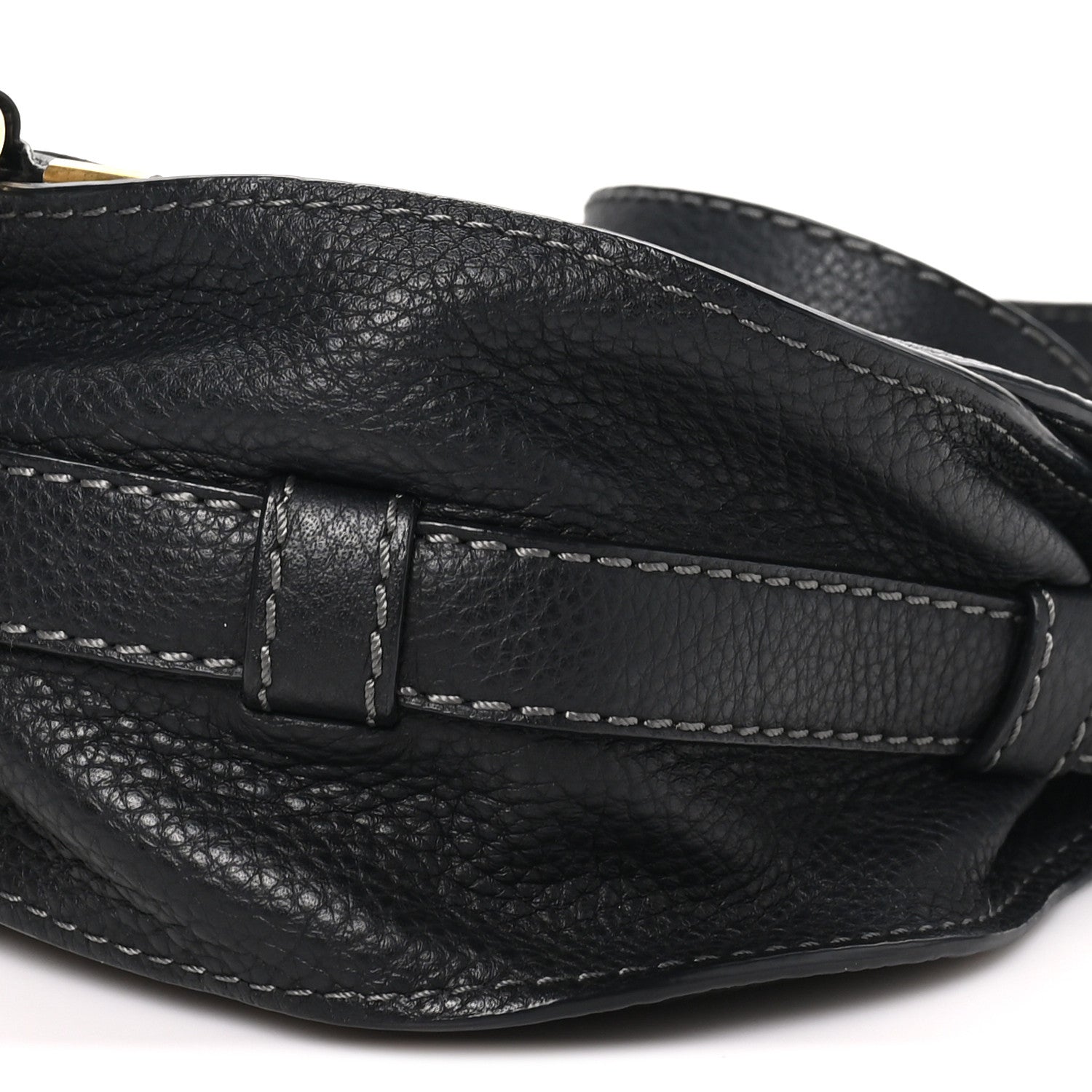 Chloe Calfskin Mini Marcie Round Crossbody Bag Black 9 of 9