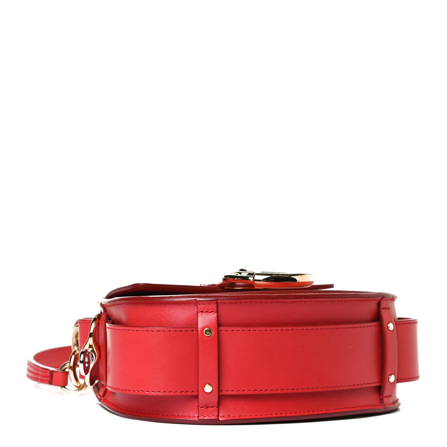 Calfskin Small Tess Bag Sepia Red