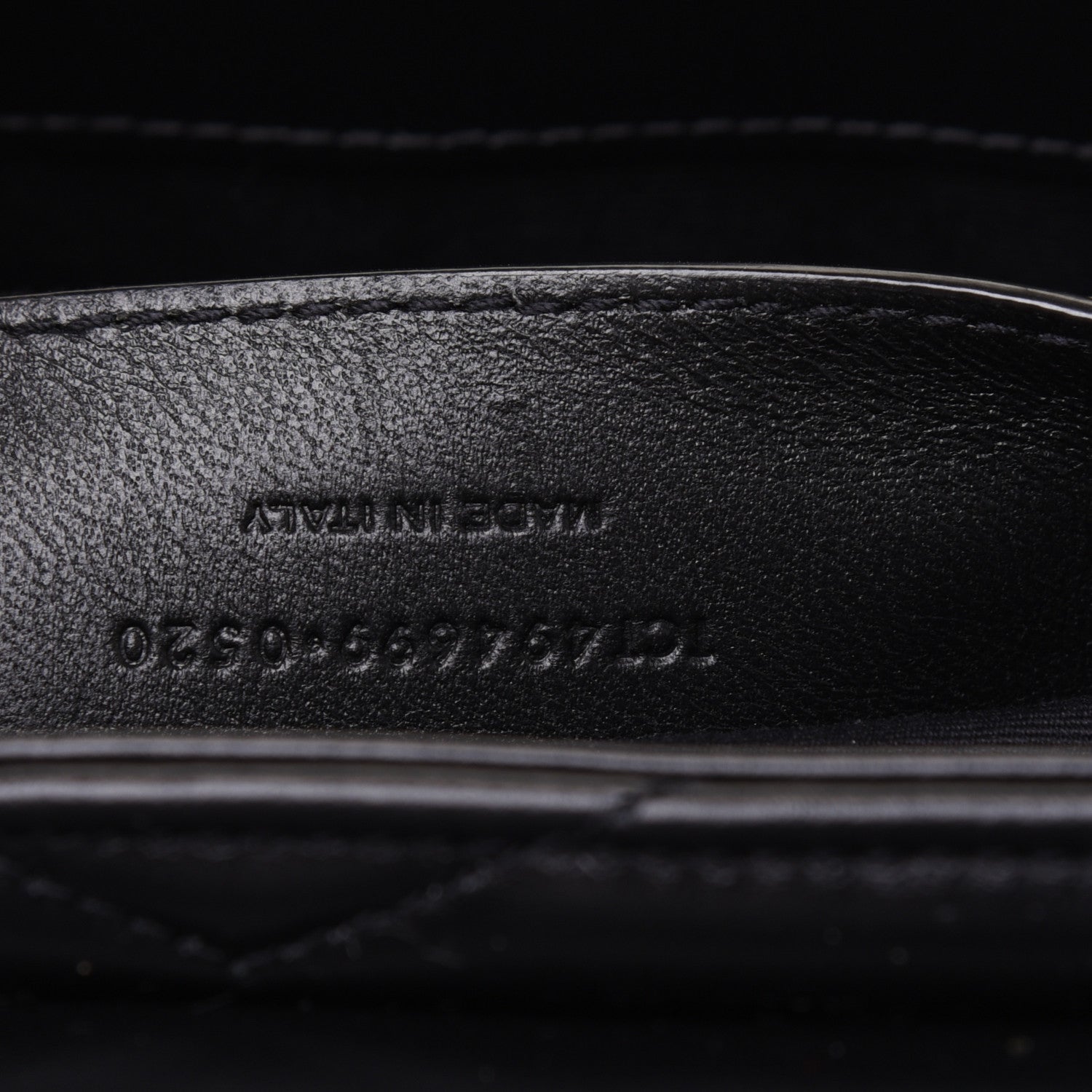Saint Laurent Calfskin Y Quilted Monogram Small Loulou Chain Satchel Black 11 of 16