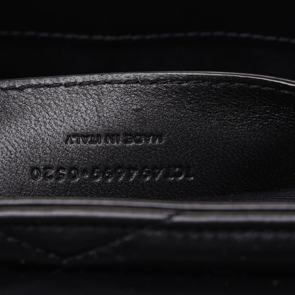 Saint Laurent Calfskin Y Quilted Monogram Small Loulou Chain Satchel Black 11 of 16
