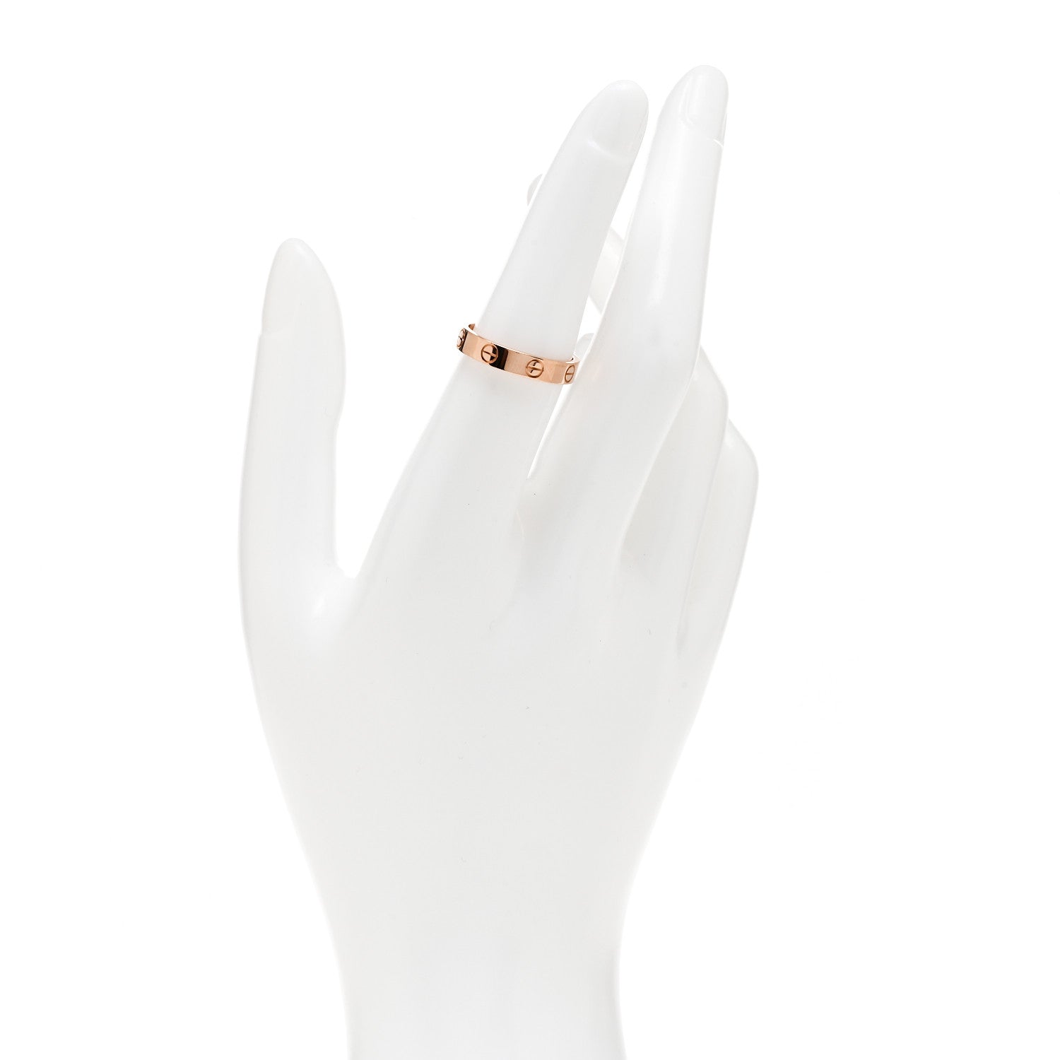 Cartier 18K Pink Gold 3.5mm LOVE Wedding Band Ring 53 6.25 2 of 5