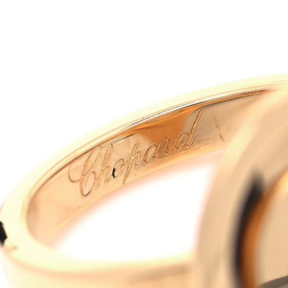 Chopard 18K Yellow Gold Diamond Happy Spirit Ring 51 5.75 4 of 5