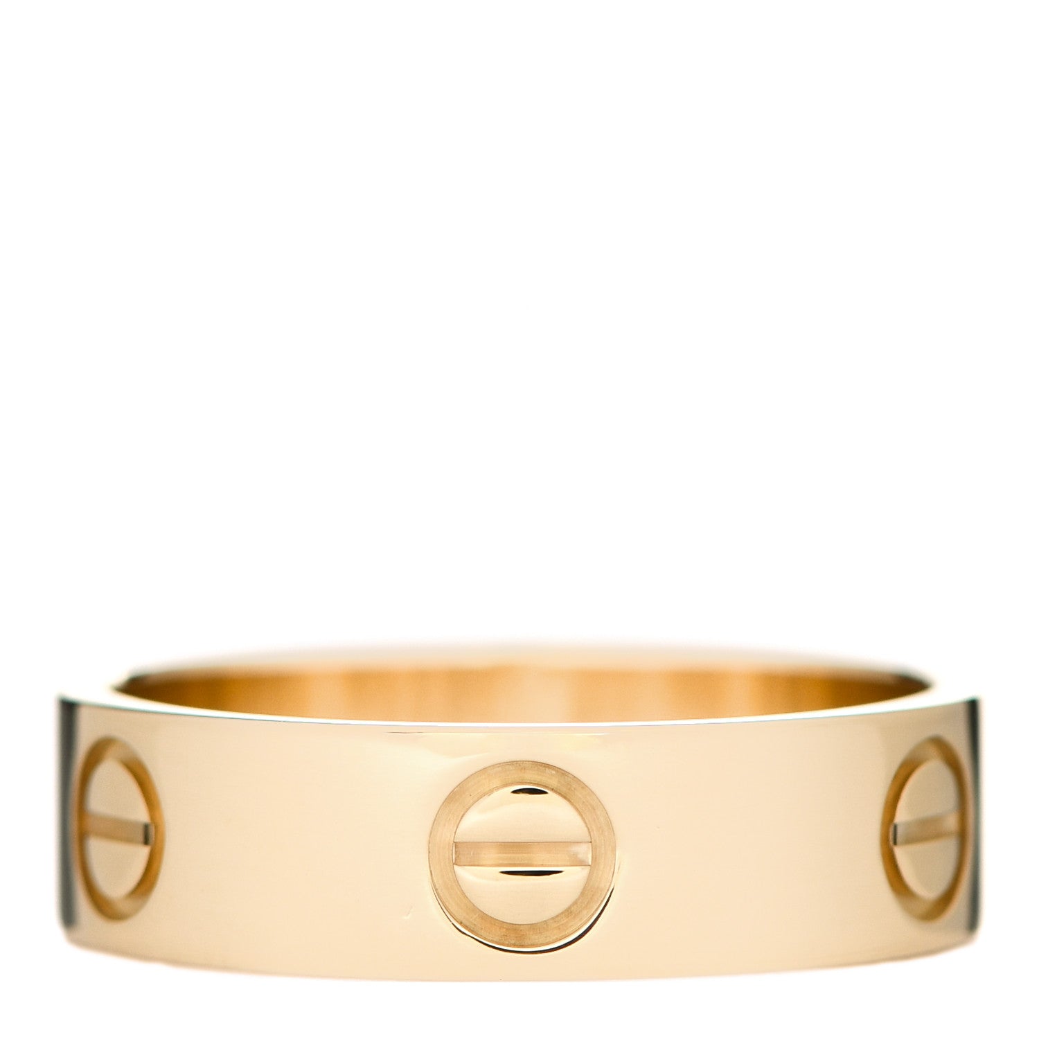 Cartier 18K Yellow Gold 5.5mm LOVE Ring 56 7.75 1 of 5