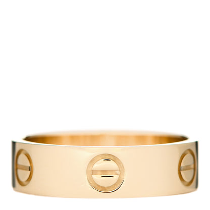 Cartier 18K Yellow Gold 5.5mm LOVE Ring 56 7.75 1 of 5