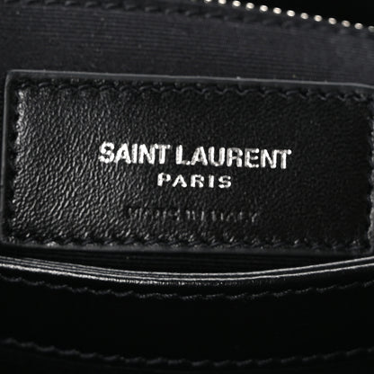 Saint Laurent Calfskin Y Quilted Monogram Toy Loulou Crossbody Bag Black 6 of 11