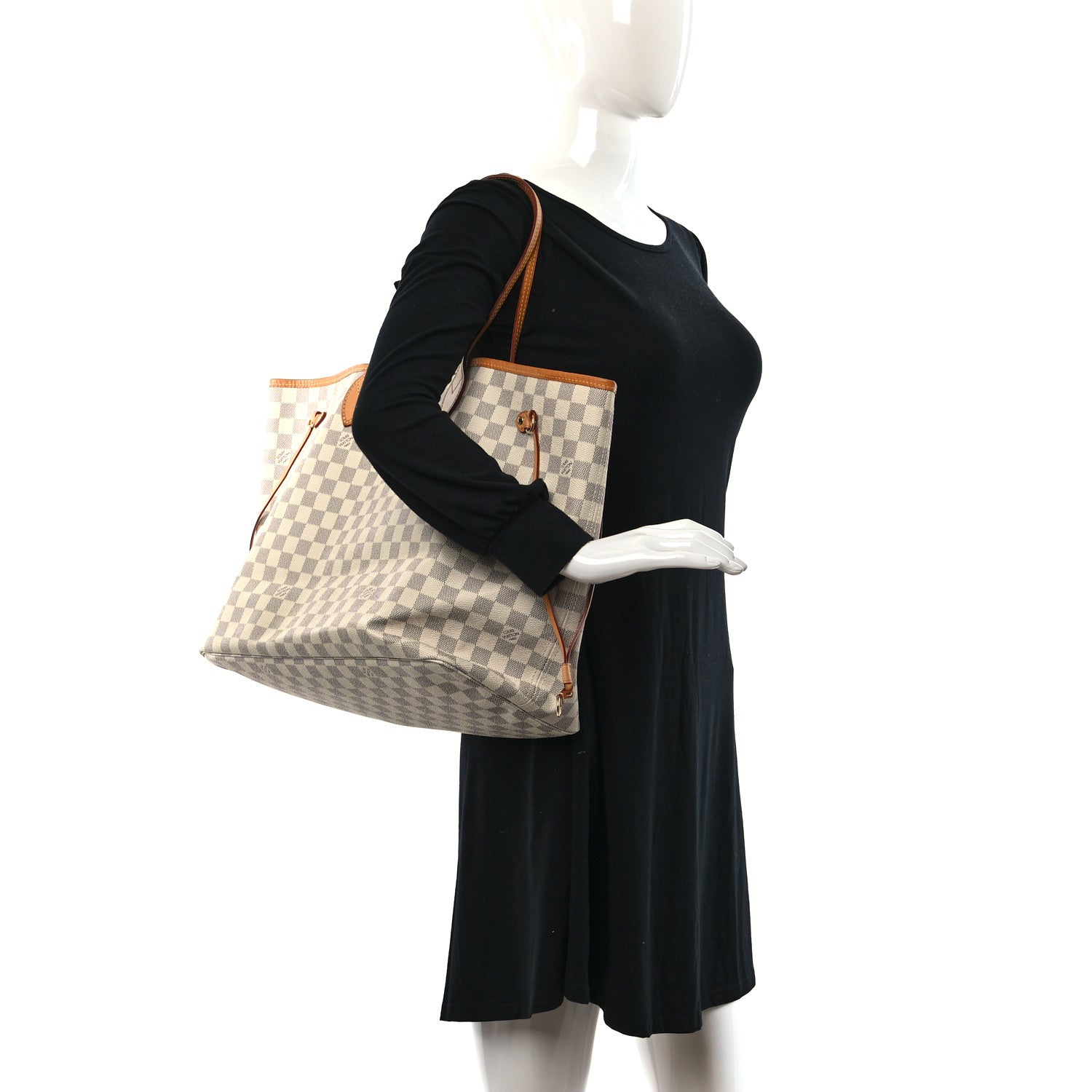 Louis Vuitton Damier Azur Neverfull GM 2 of 12