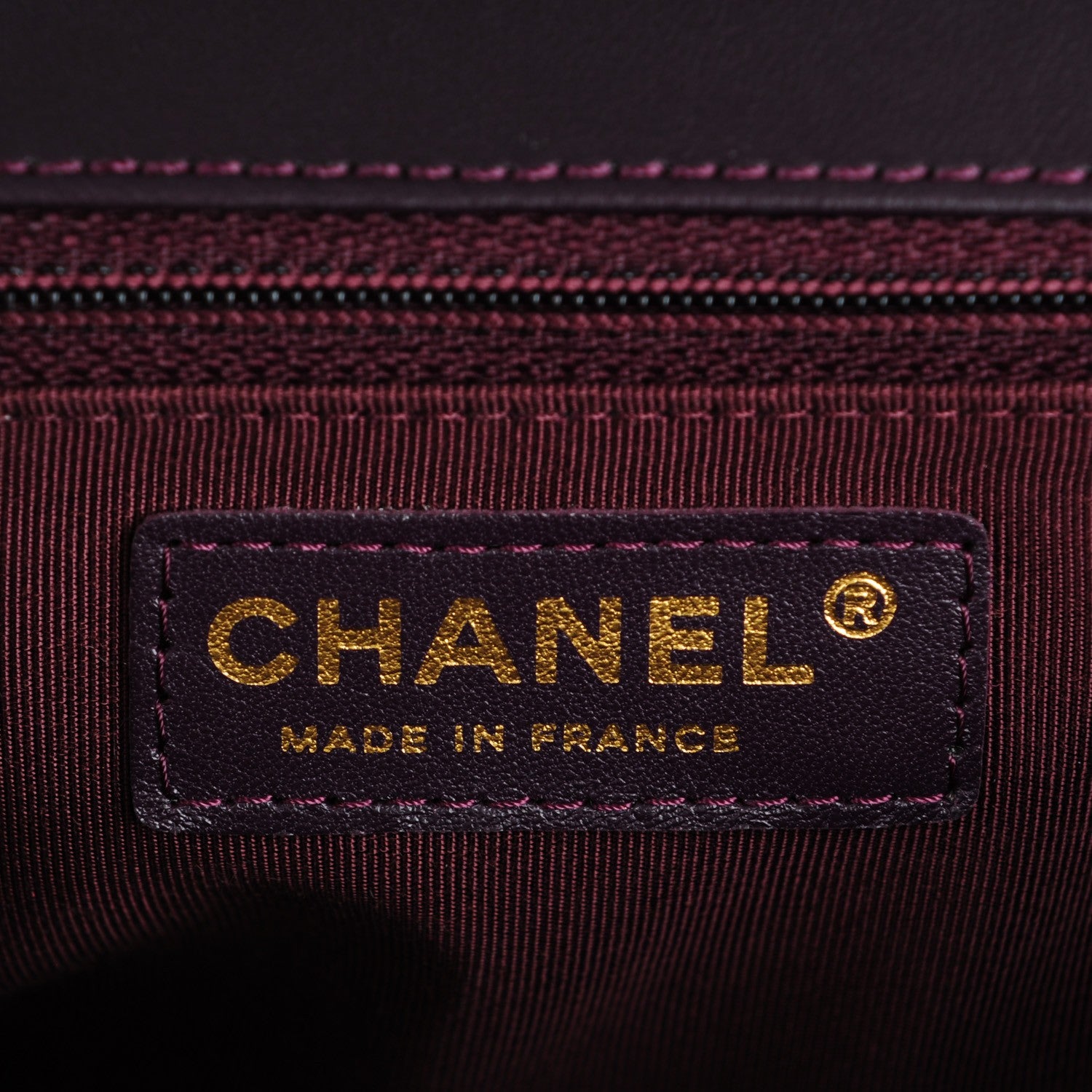 Chanel Lambskin Quilted New Medium Boy Flap Dark Purple 6 of 7