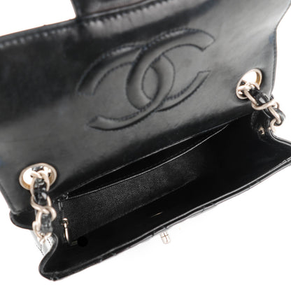 Chanel Patent Calfskin Quilted Mini Square Flap Black 5 of 8