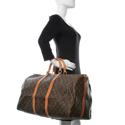 Louis Vuitton Monogram Keepall Bandouliere 55 2 of 16