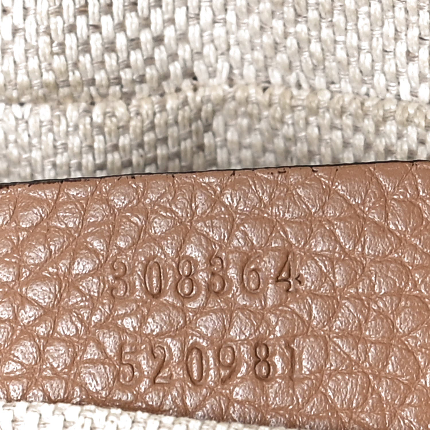 Gucci Pebbled Calfskin Small Soho Disco Bag Camelia 7 of 12