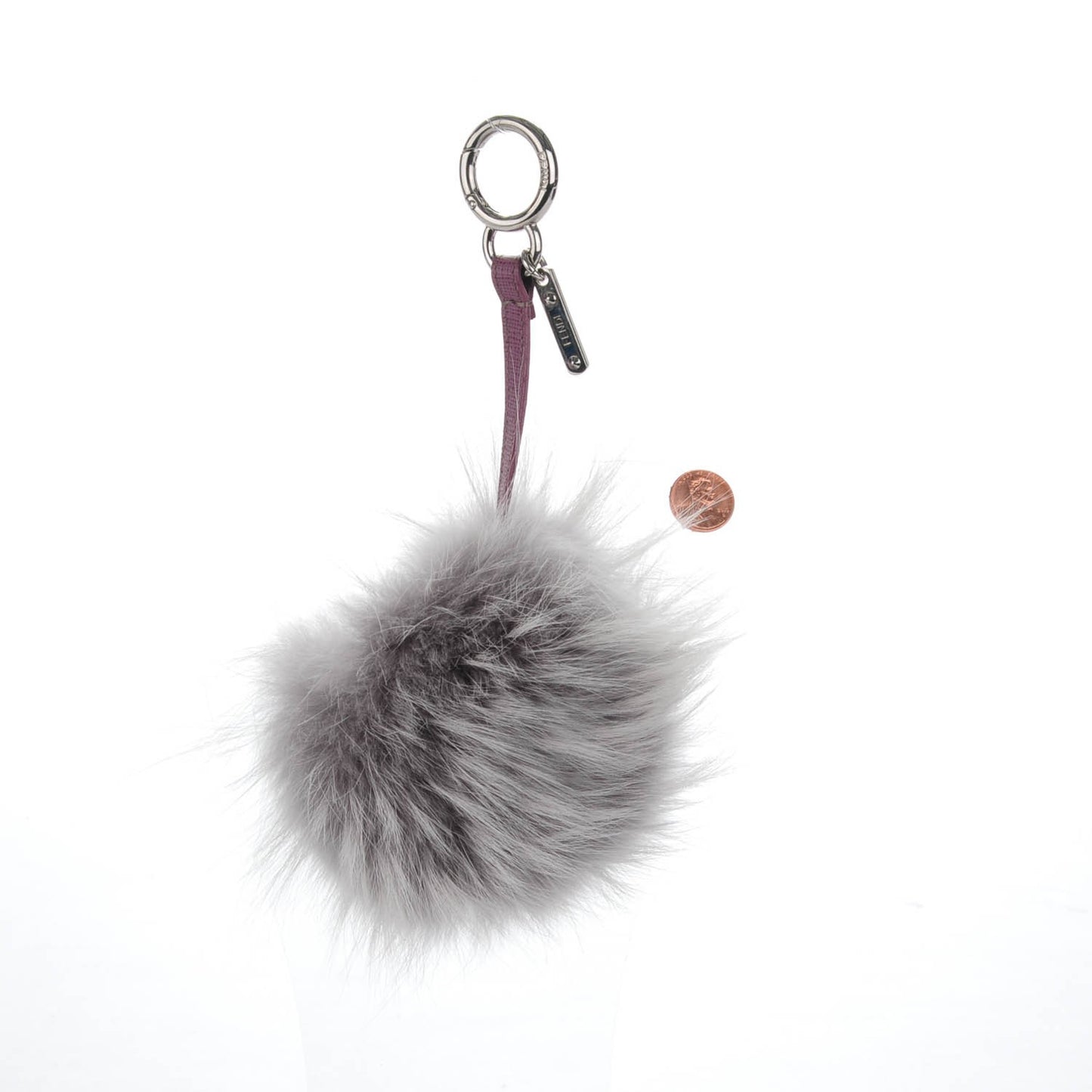 Fox Fur Jessy Jr Monster Bag Bug Charm Lilla Multicolor Perla