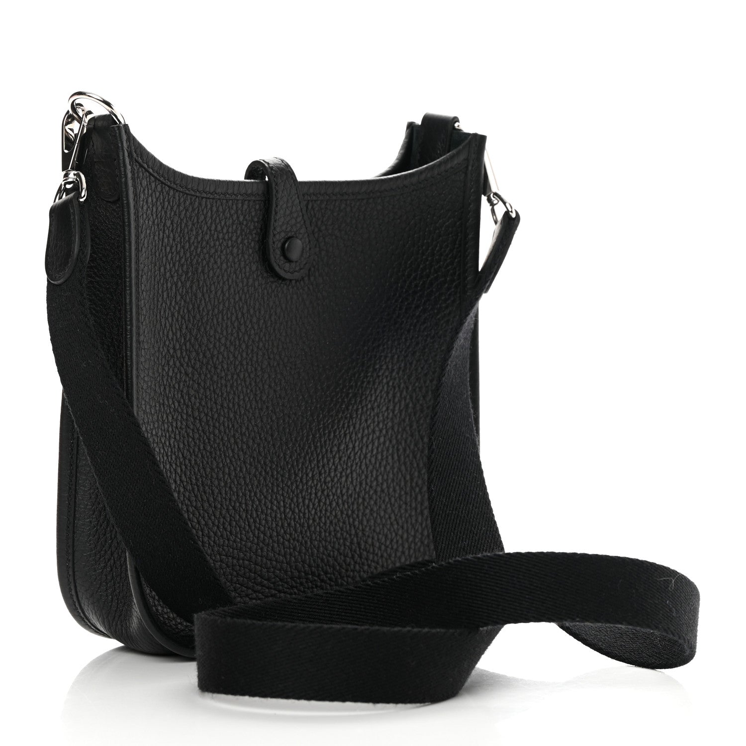 Hermes Taurillon Clemence Evelyne TPM Black 3 of 11