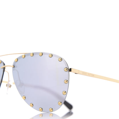 Louis Vuitton The Party Aviator Sunglasses Z0911U Blue 15 of 19
