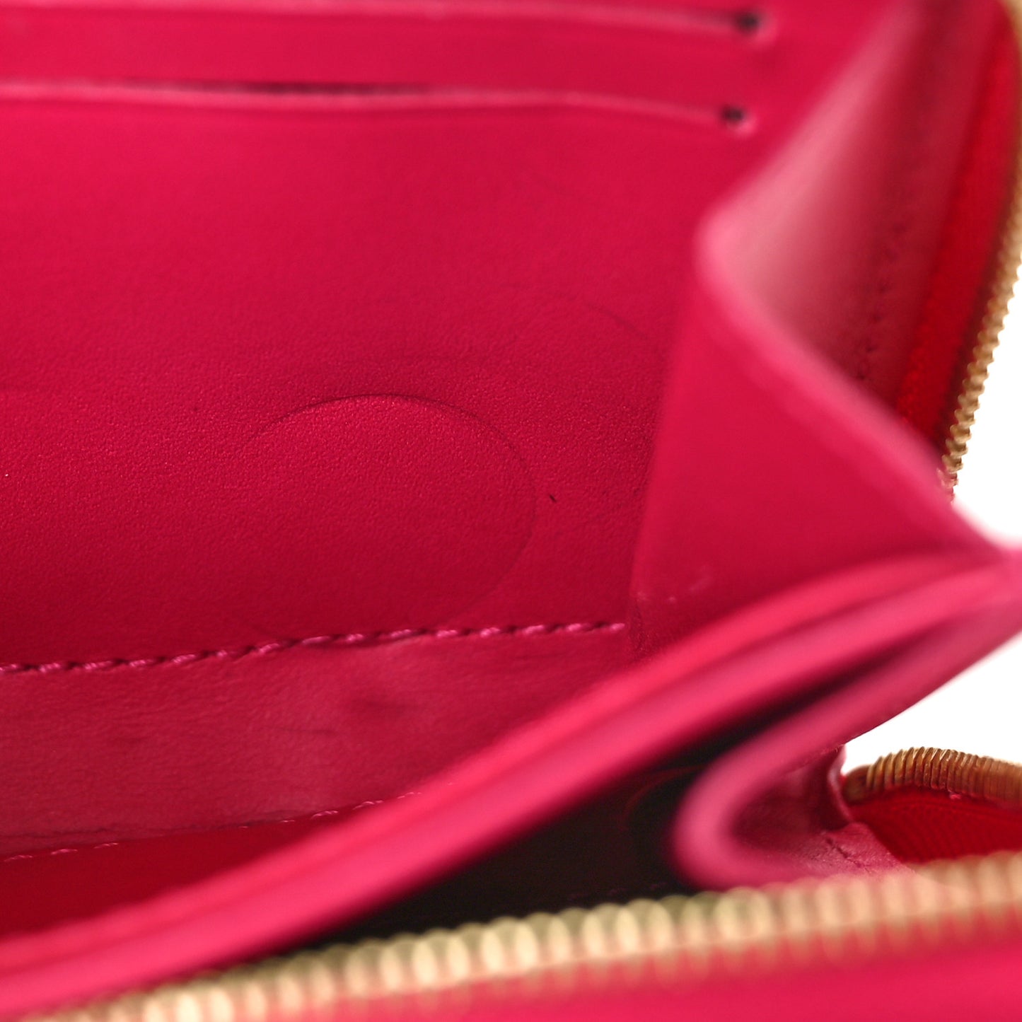 LOUIS VUITTON Vernis Ikat Zippy Coin Purse Rose Indien