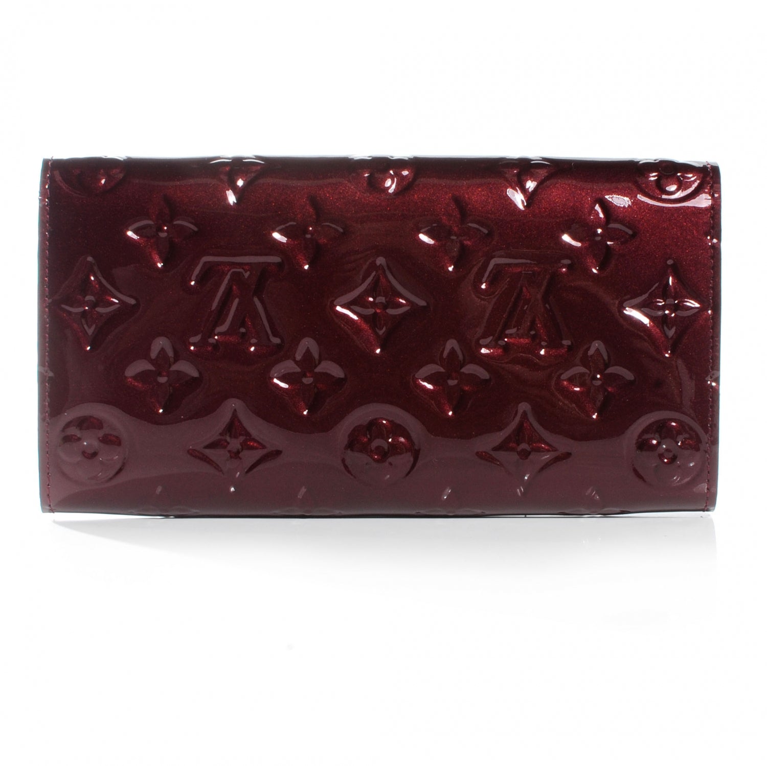 Louis Vuitton Vernis Sarah Wallet Rouge Fauviste 3 of 9