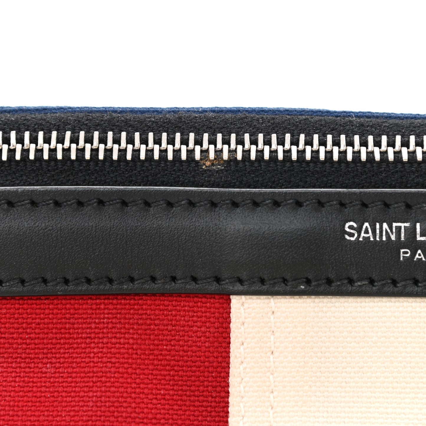 Canvas Classic Belt Bag Red Blue White