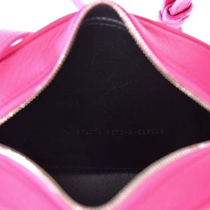Balenciaga Calfskin Logo XS Everyday Camera Bag Acid Fuchsia Black 9 of 10