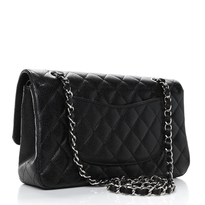 Chanel Caviar Quilted Medium Double Flap Black 2 of 4