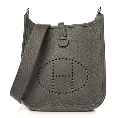 Hermes Taurillon Clemence Evelyne TPM Vert De Gris 1 of 10