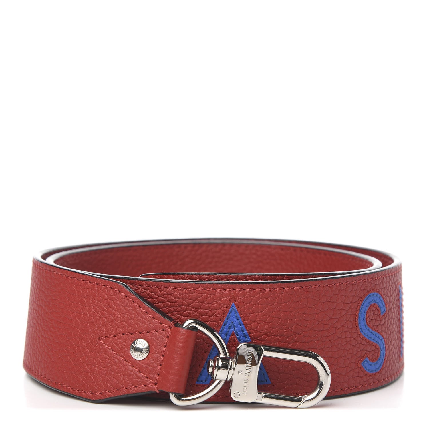 Louis Vuitton Taurillon Bandouliere Shoulder Strap Rouge 1 of 4