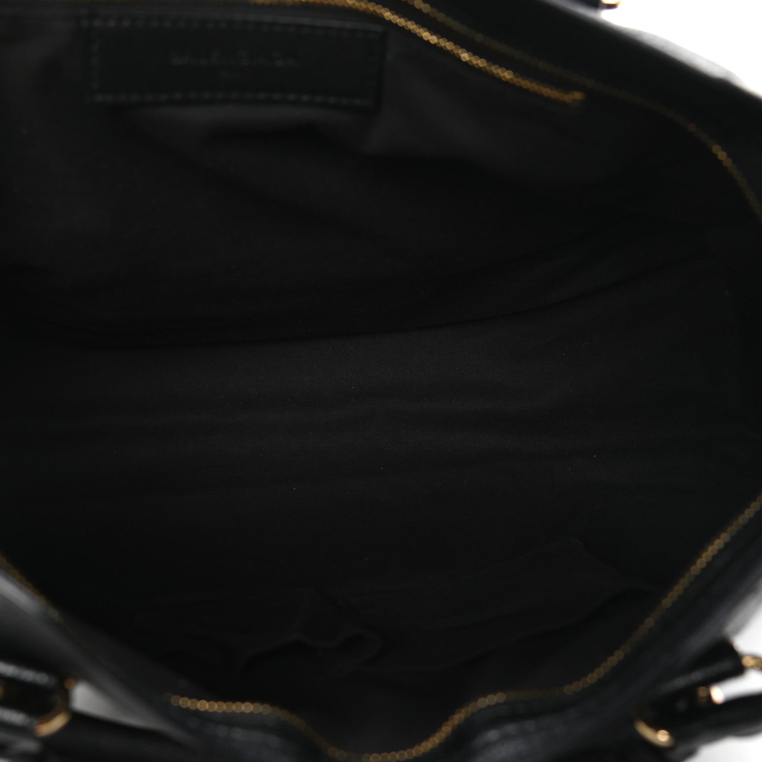 Balenciaga Chevre Gold Metallic Edge Hardware City Black 4 of 4