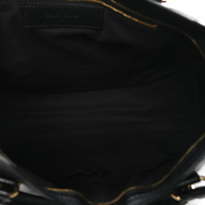 Balenciaga Chevre Gold Metallic Edge Hardware City Black 4 of 4