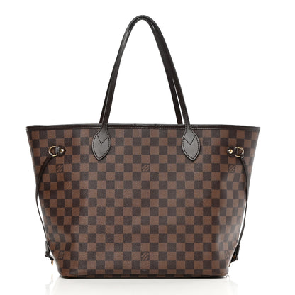 Louis Vuitton Damier Ebene Neo Neverfull MM Rose Ballerine 3 of 26