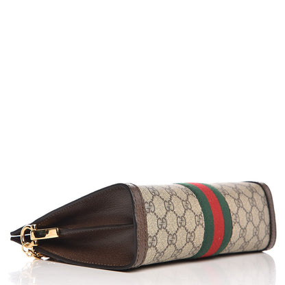 Gucci GG Supreme Monogram Web Small Ophidia Chain Shoulder Bag Brown 4 of 7
