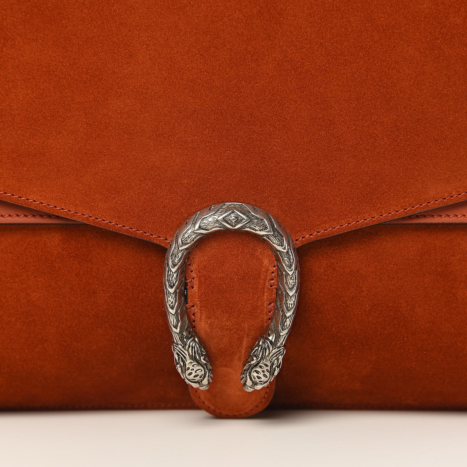 Gucci Suede Medium Dionysus Messenger Bag Deep Paprika 9 of 9