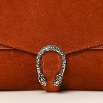 Gucci Suede Medium Dionysus Messenger Bag Deep Paprika 9 of 9
