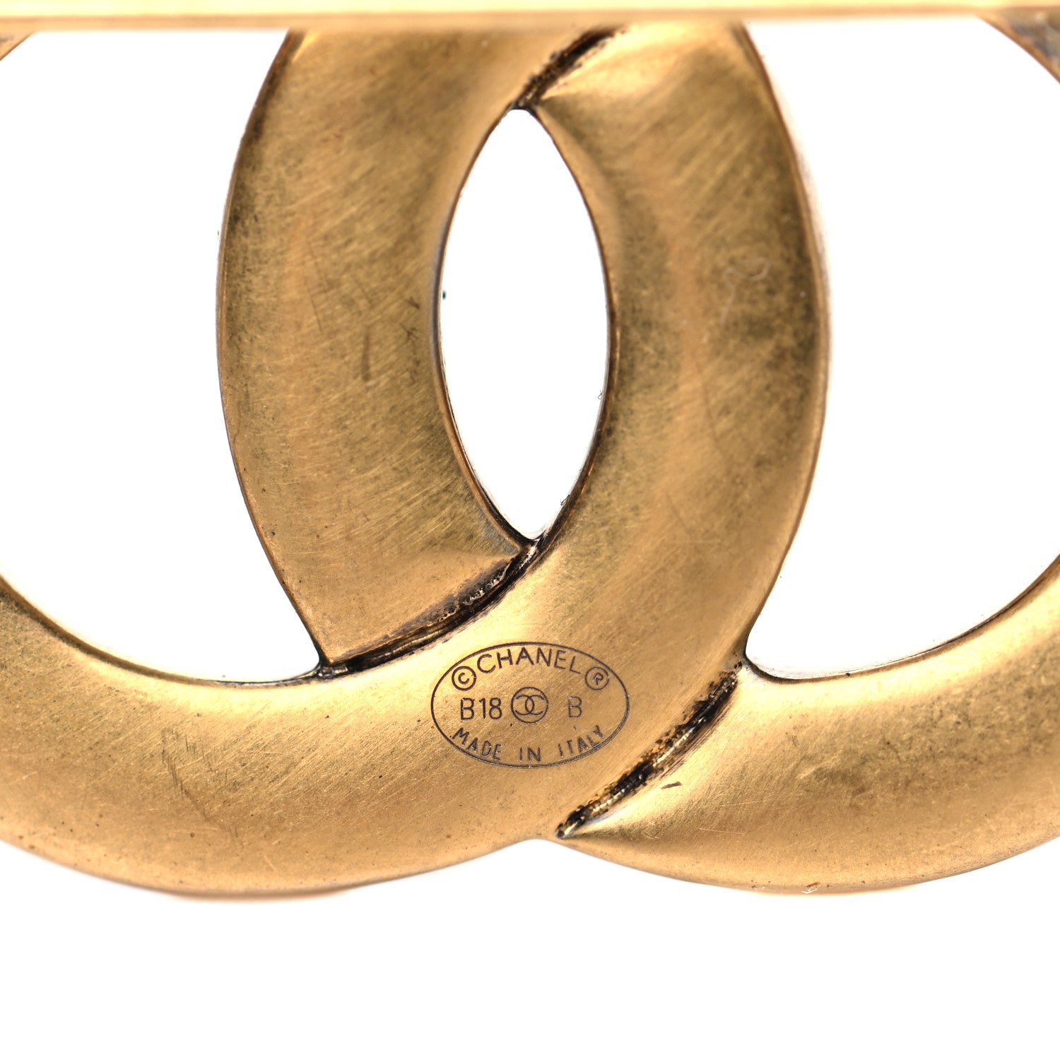 Chanel Metal CC Brooch Gold 4 of 6