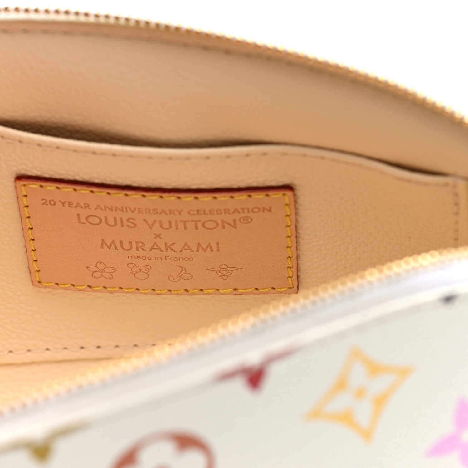 Louis Vuitton LV x TM Monogram Multicolor Cosmetic Pouch PM White 6 of 7
