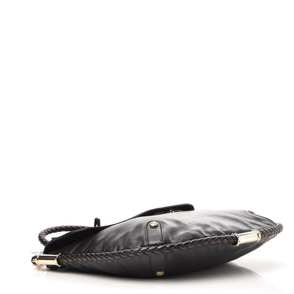 Gucci Calfskin Medium Britt Tassel Shoulder Bag Black 4 of 9