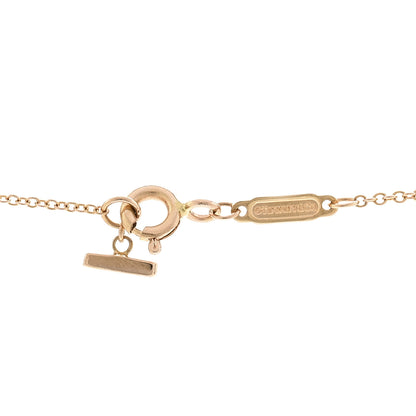 Tiffany 18K Rose Gold Large T Smile Pendant Necklace 4 of 4