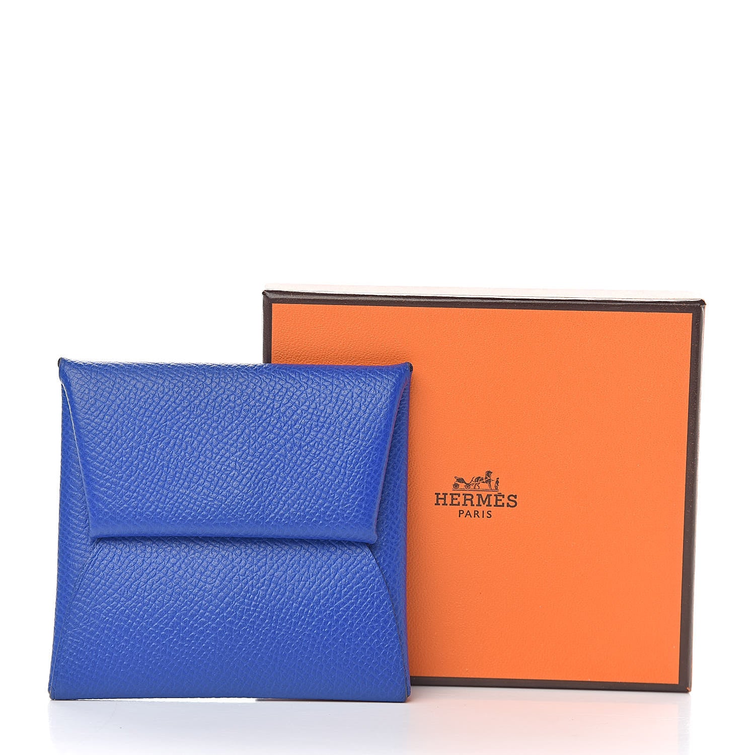 Hermes Epsom Bastia Coin Purse Bleu Royal 8 of 8