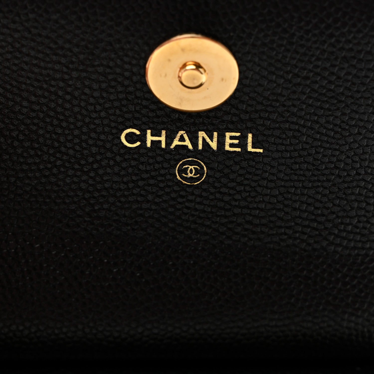 Chanel Caviar Quilted Mini Bar Flap Clutch With Chain Black 6 of 11
